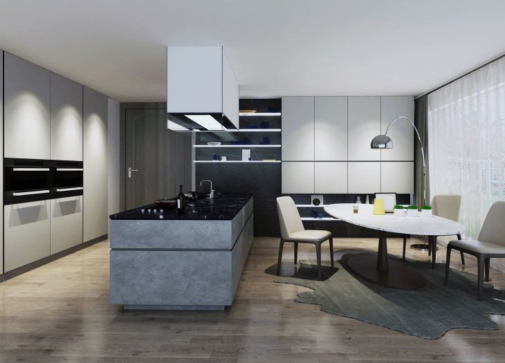 kitchen cabinet uv melamine kitchen cabinet